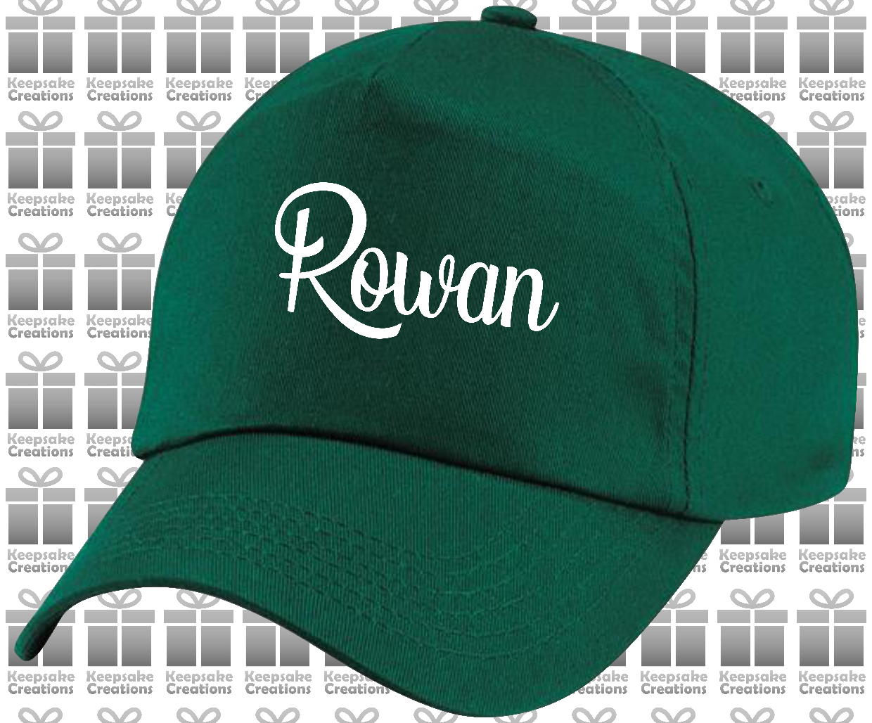 Personalised Adults Curly Baseball Cap