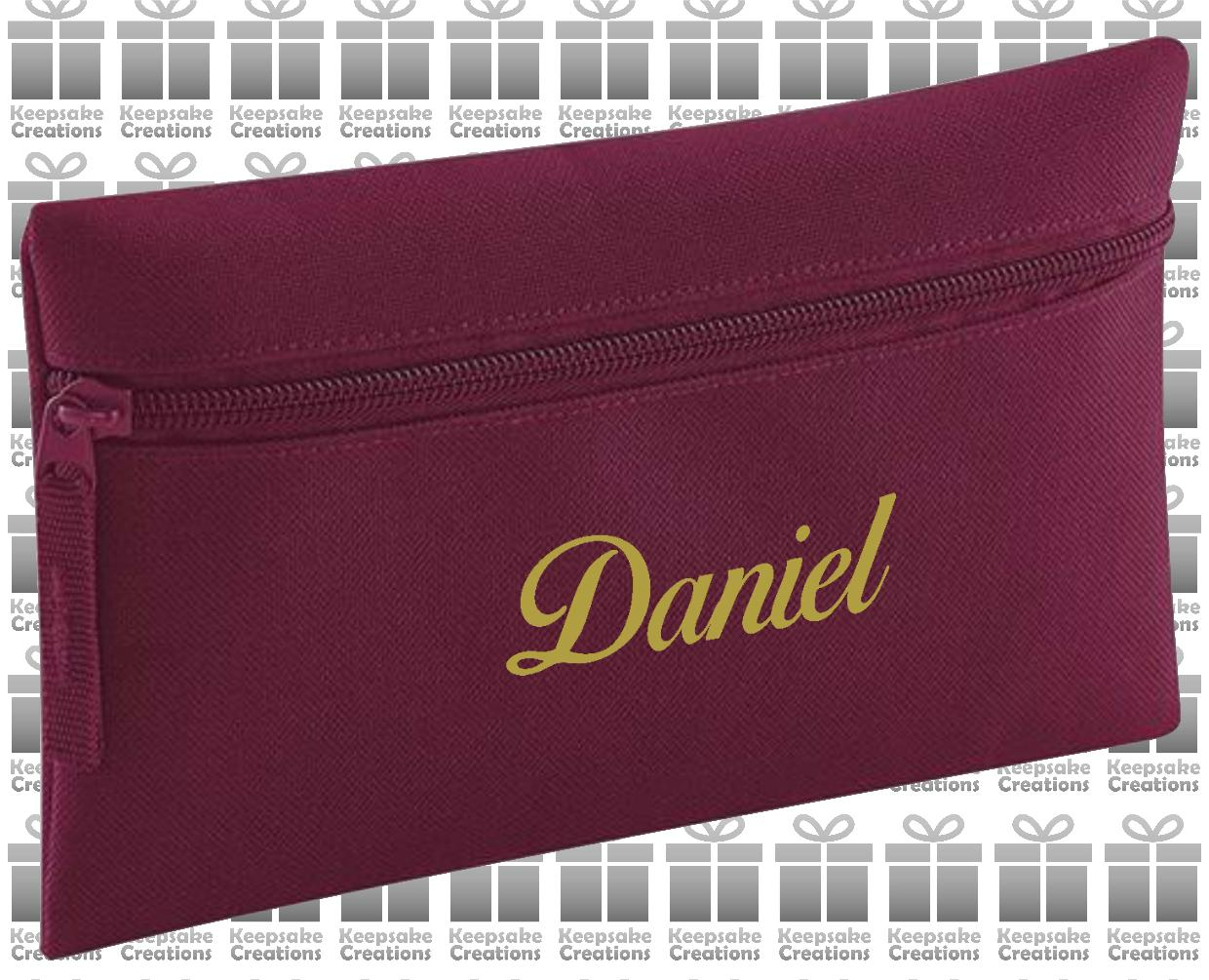Personalised CURLY Design Pencil Case