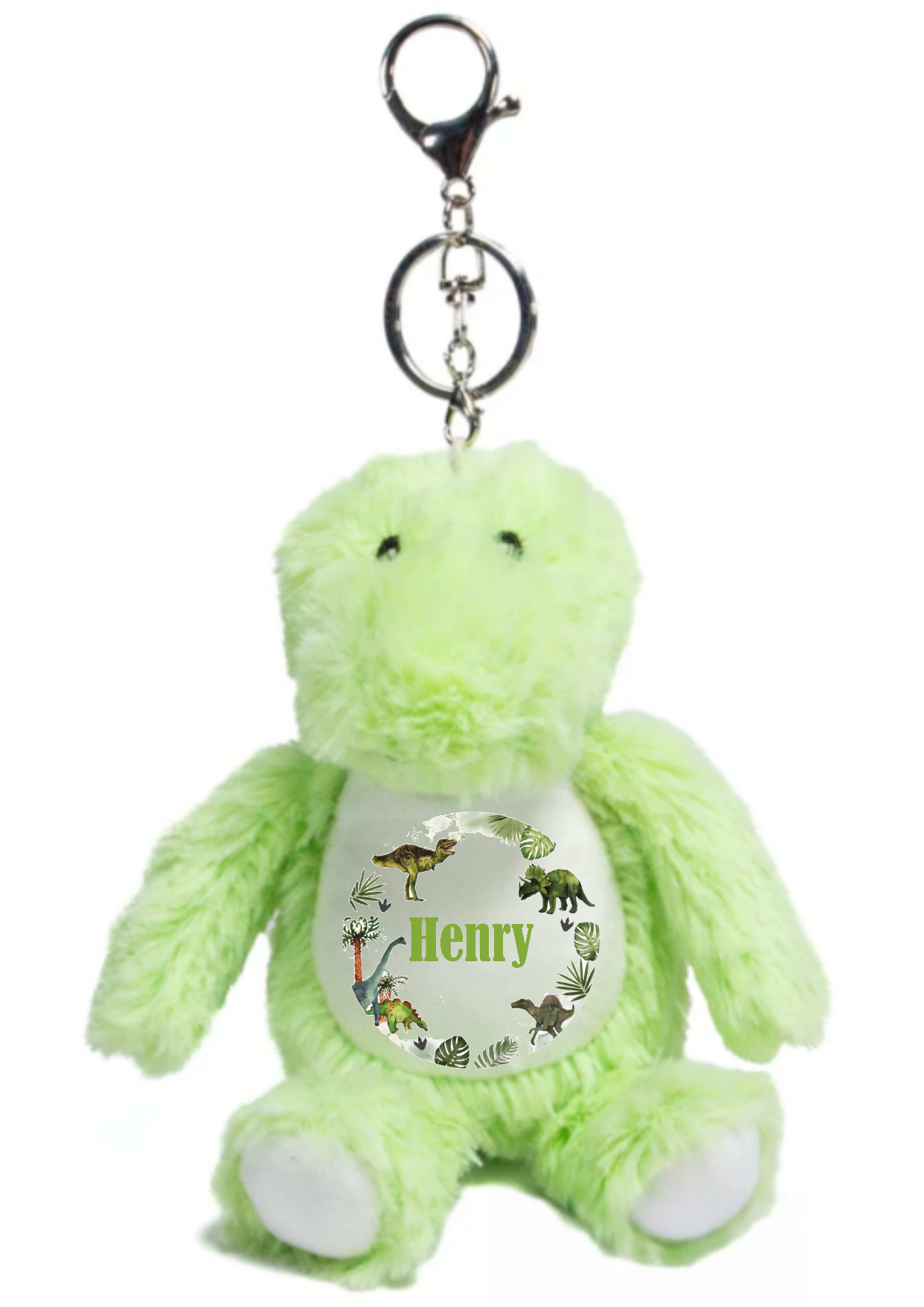 Personalised Animal Plushie Keyrings Toys