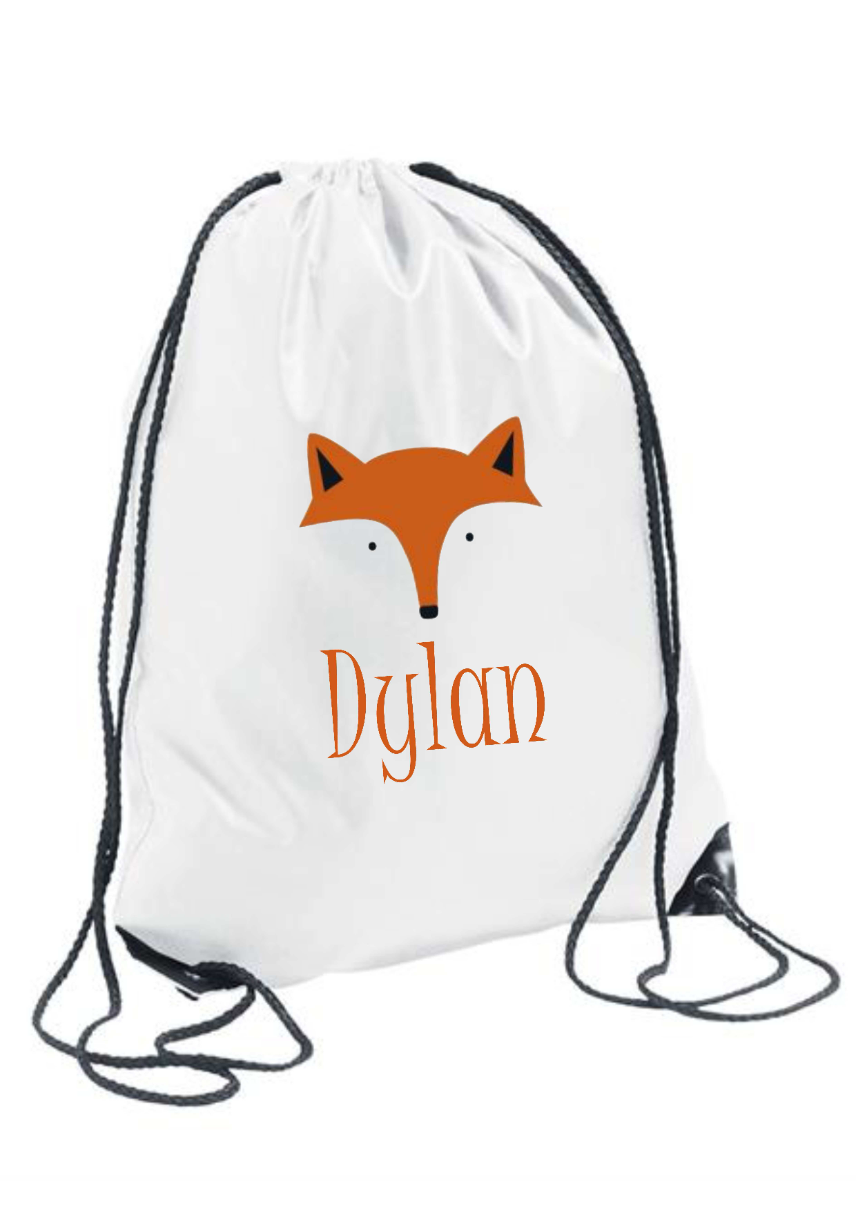 Personalised Animal Themed Drawstring Gym Bag Toy Bag Snack Bag