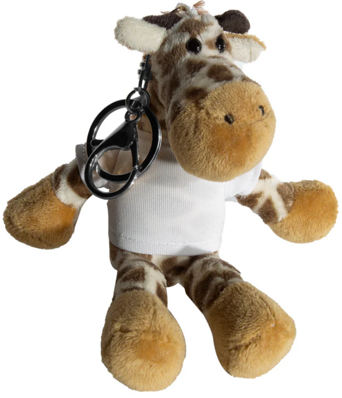 Personalised Animal Plushie Keyrings Toys