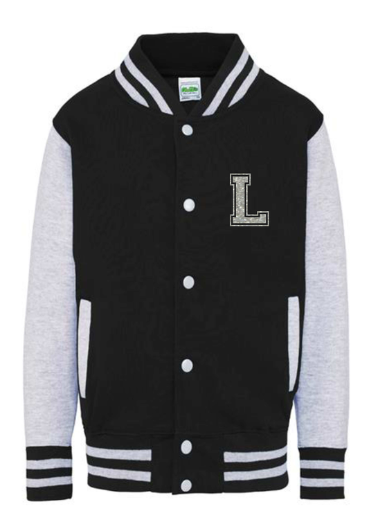 Personalised Kids Varsity College Jacket - Name and Number Design - #RS
