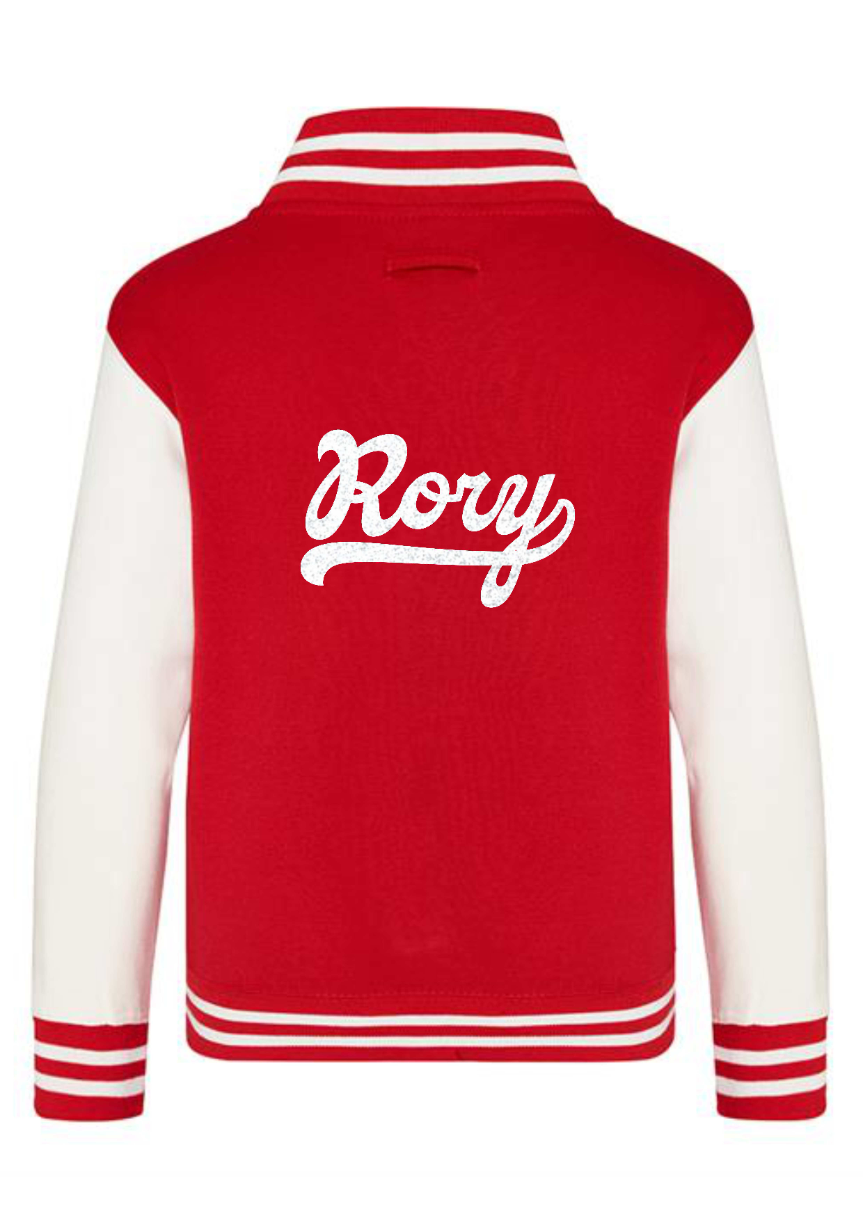 Personalised Kids Varsity College Jacket - Swash Design - #W
