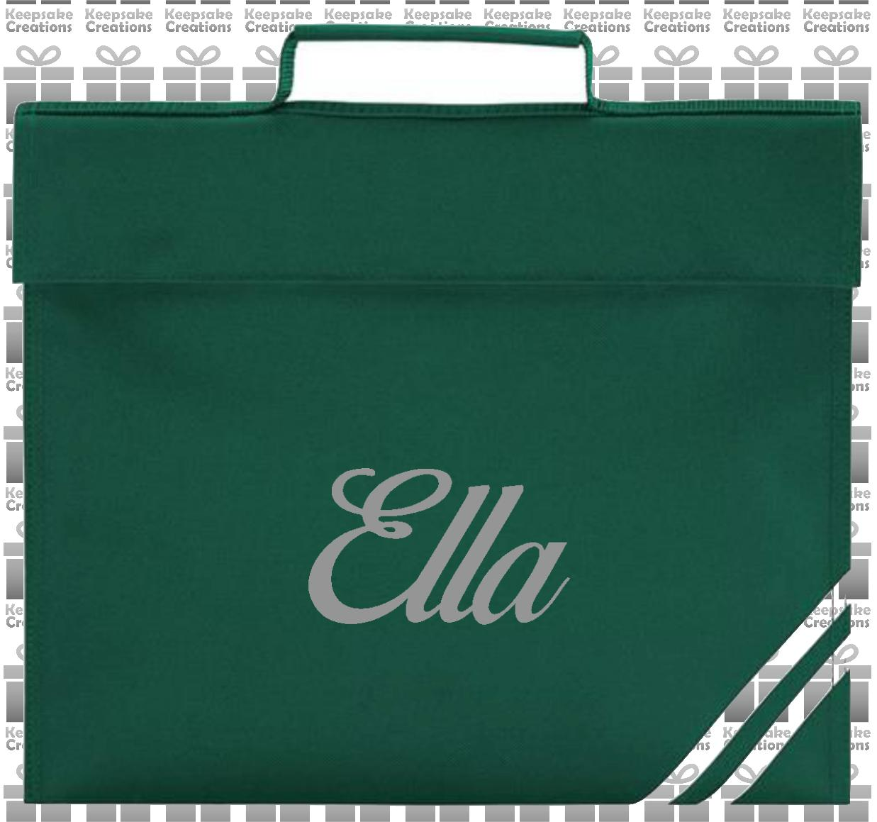 Personalised CURLY Design Book Bag