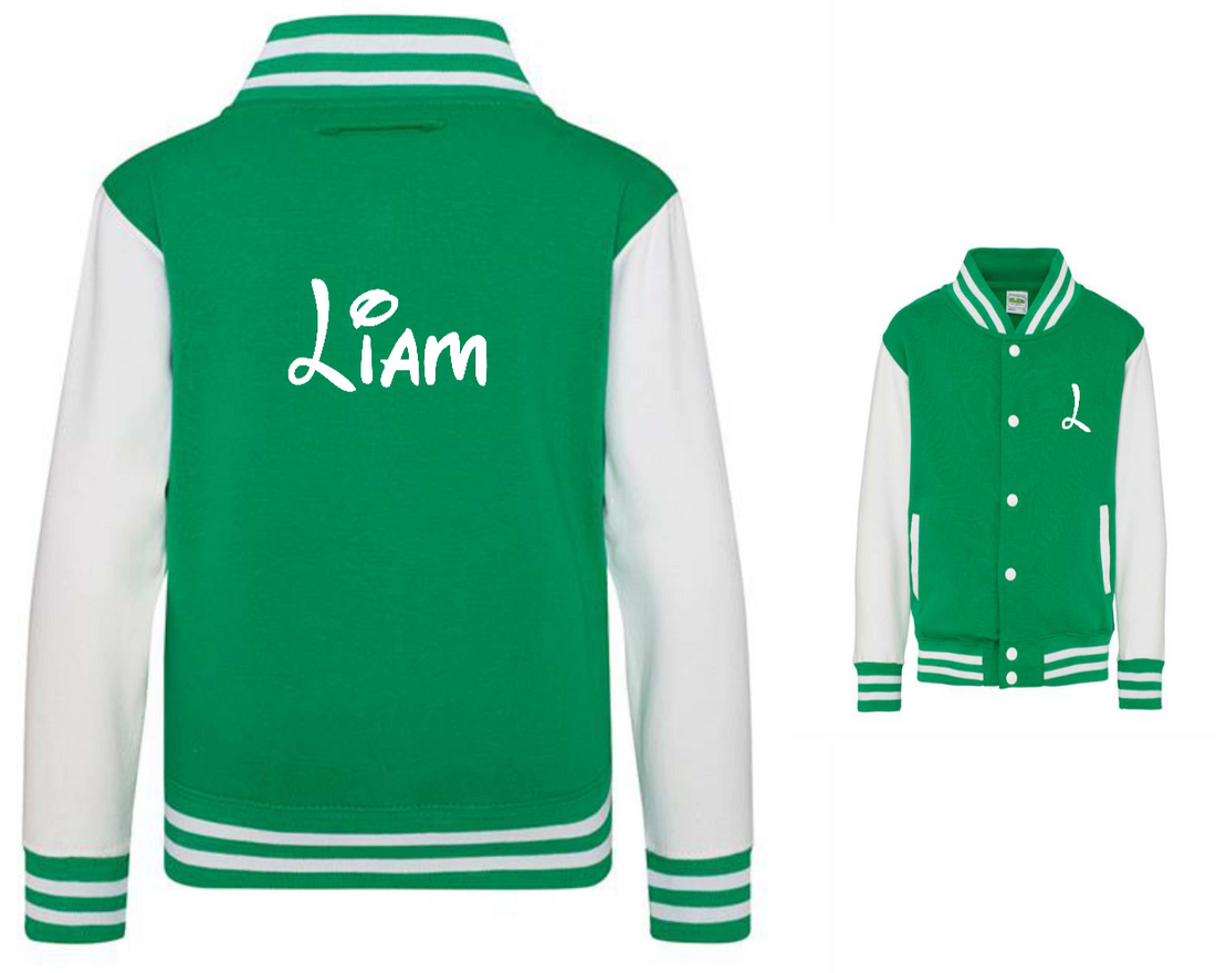 Personalised Unisex Varsity College Jackets - Disney Design - 