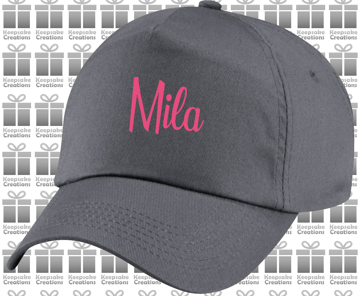 Personalised Adults Curly Baseball Cap