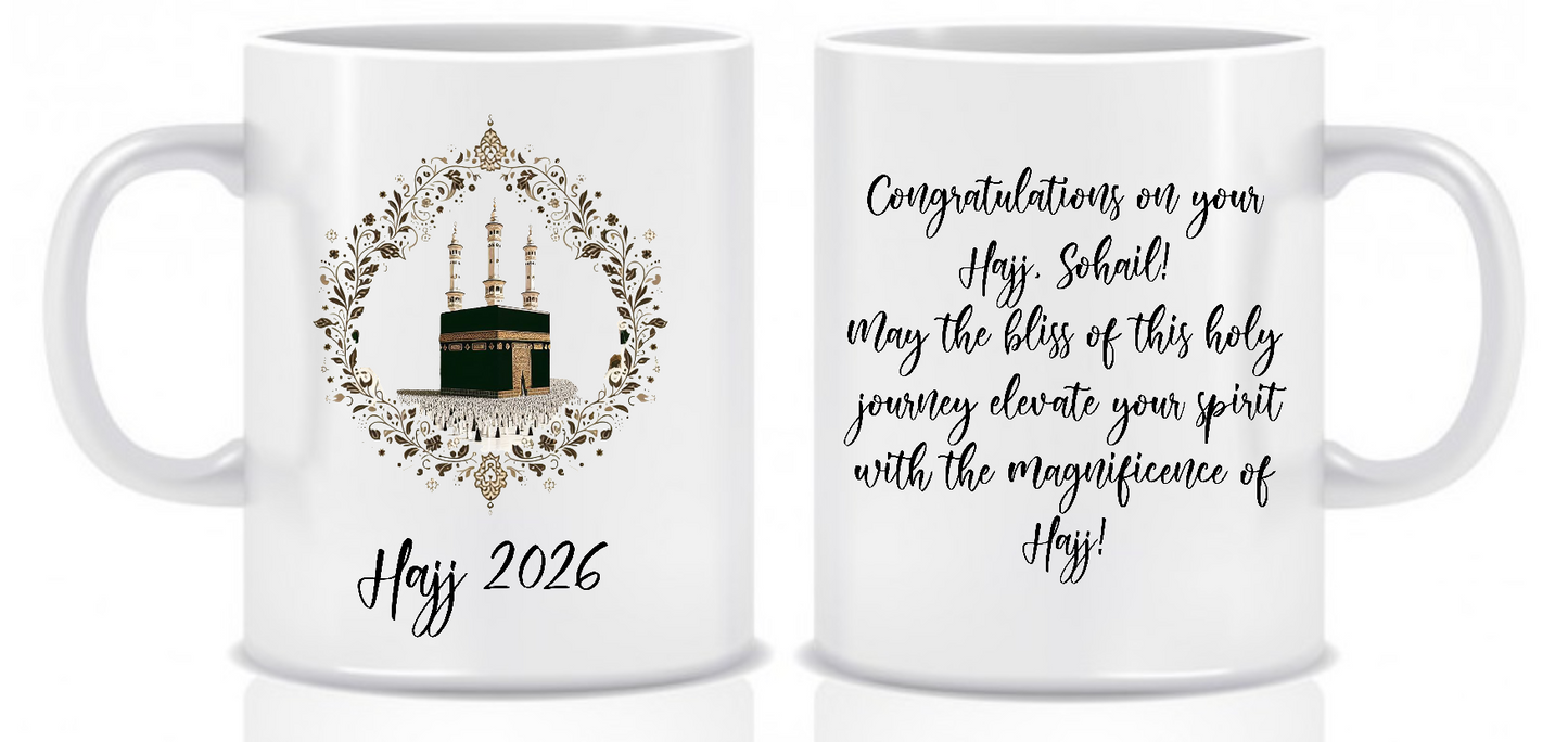 Hajj Mubarak Mug Islamic Gift