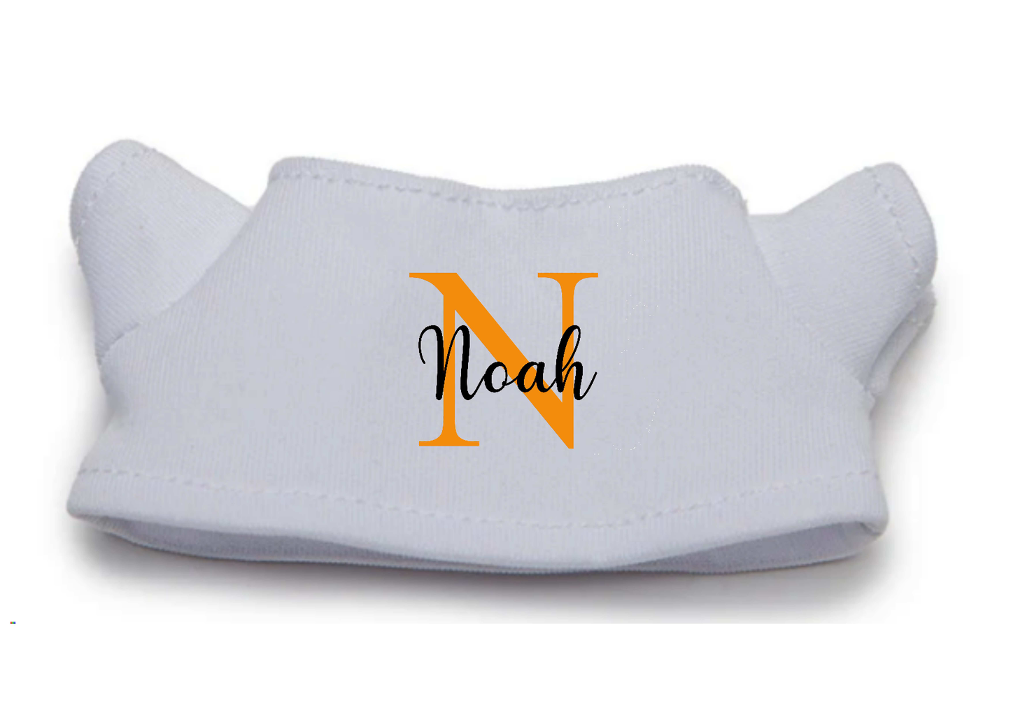Personalised Animal Monogram Plush Toys Keyring