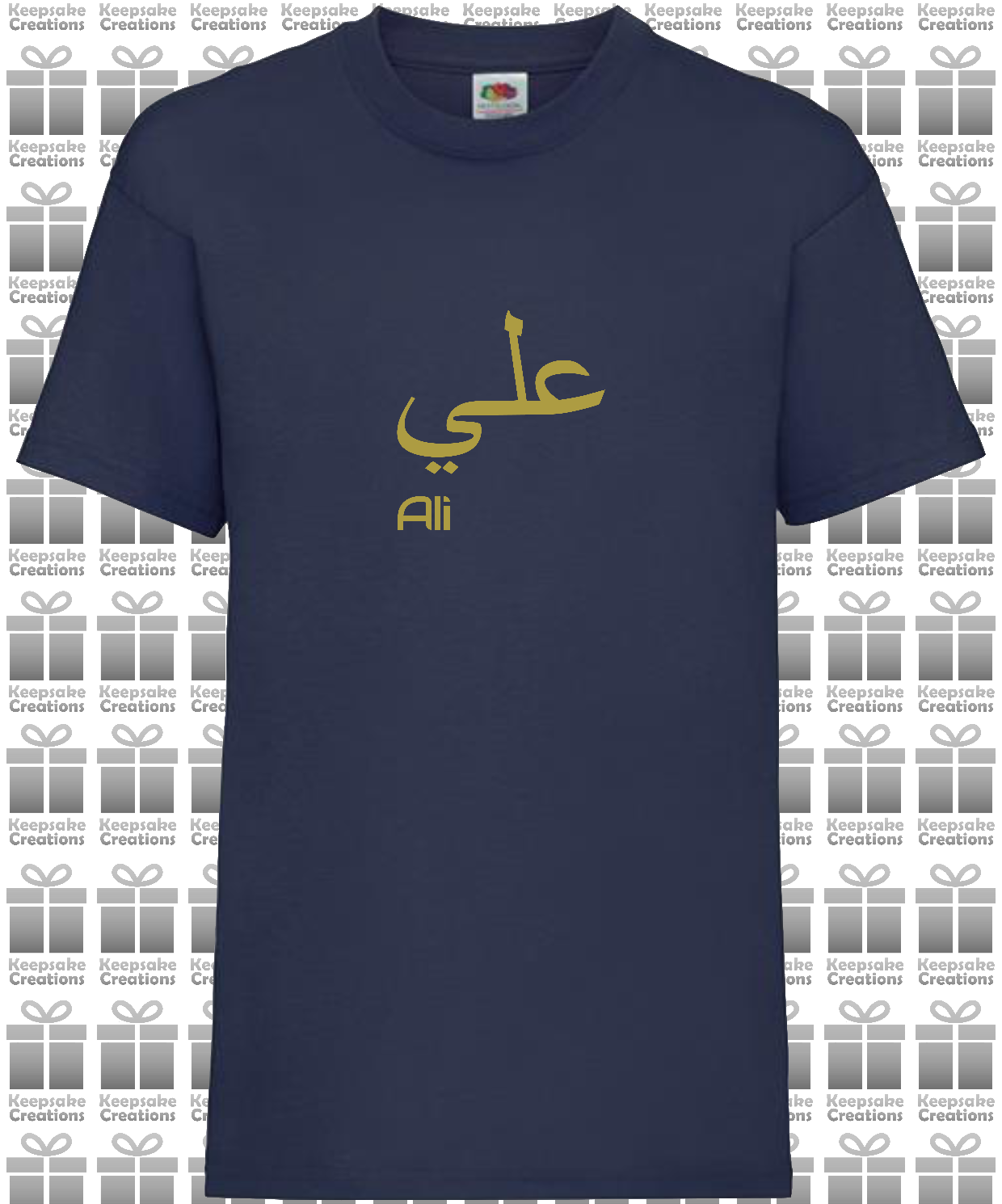 Personalised Kids Arabic English T-shirt #NW