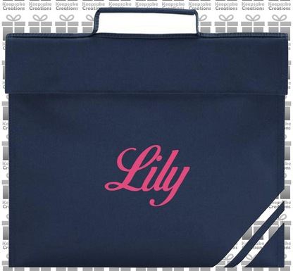 Personalised CURLY Design Book Bag