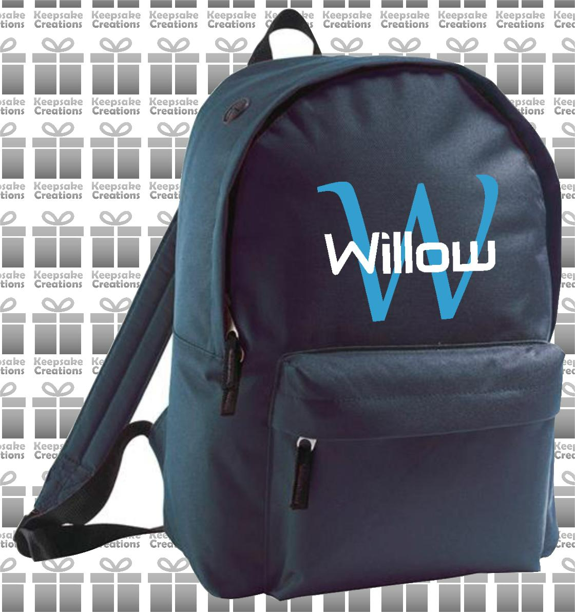 Personalised Monogram STANDARD Design Backpack