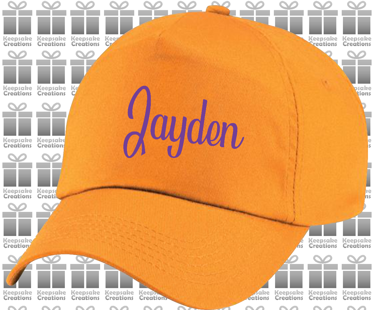 Personalised Adults Curly Baseball Cap