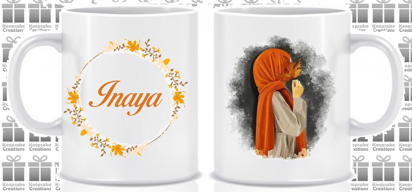 Personalised Animated Hijabi Mug