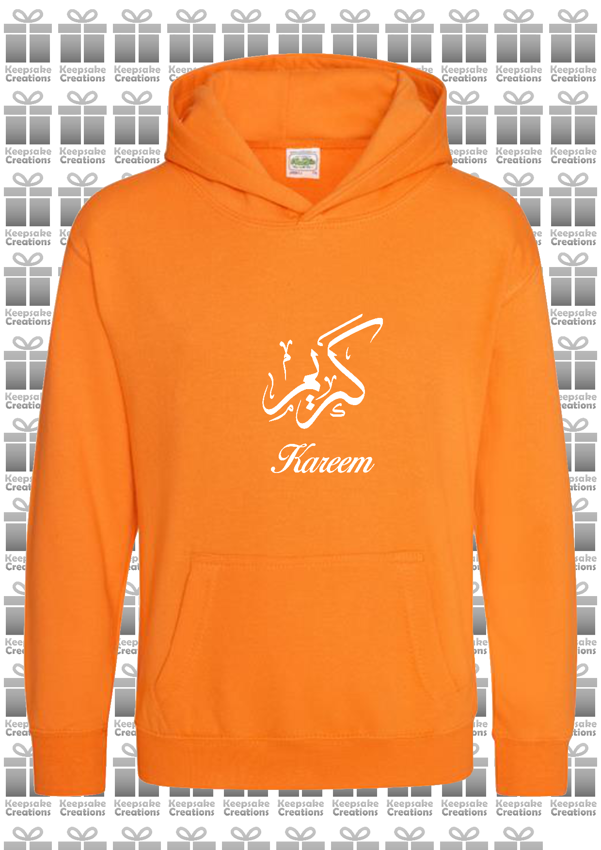 Personalised Kids Arabic Calligraphy PREMIUM Hoodie #GBO
