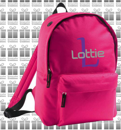 Personalised Monogram STANDARD Design Backpack