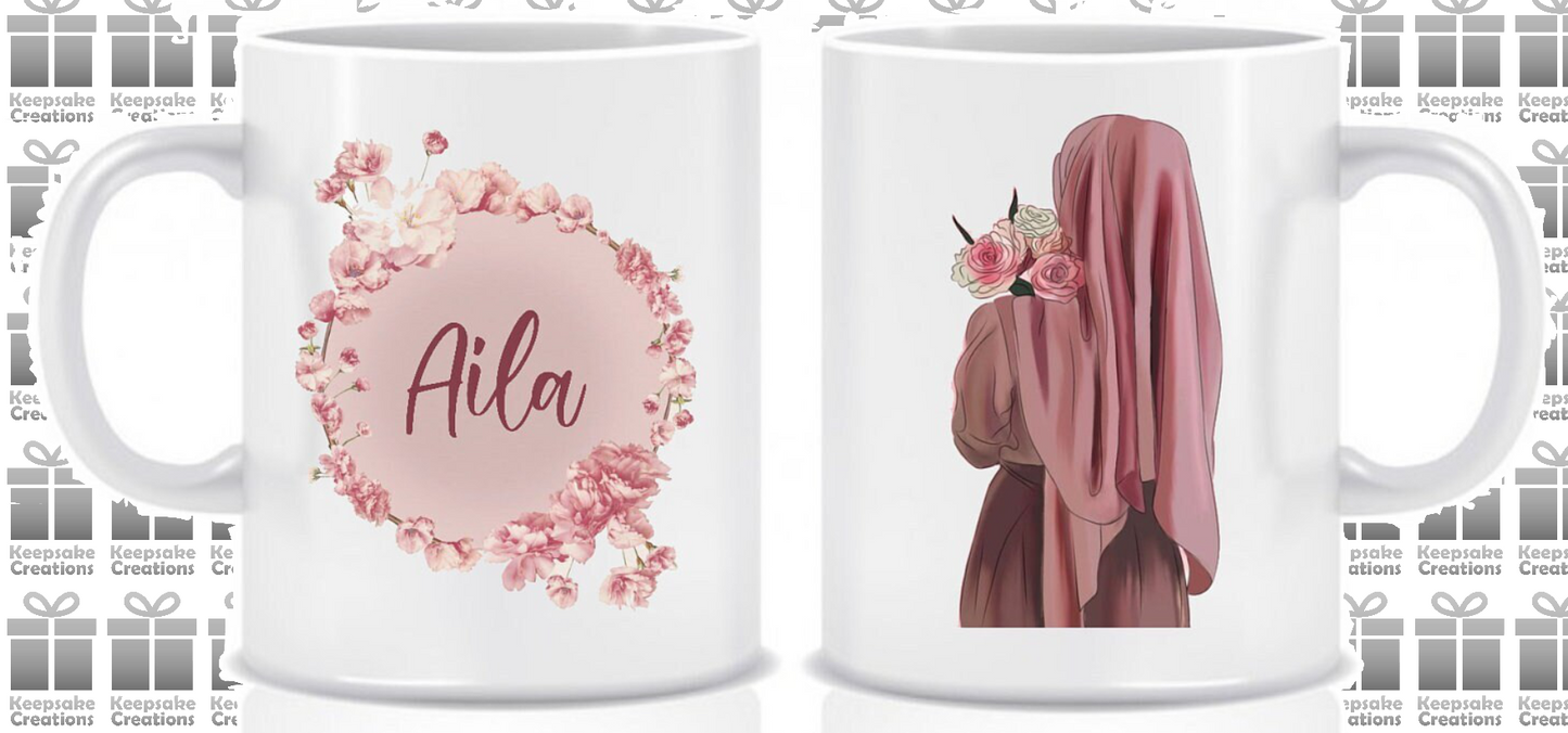 Personalised Animated Hijabi Mug