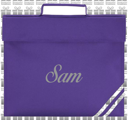 Personalised CURLY Design Book Bag