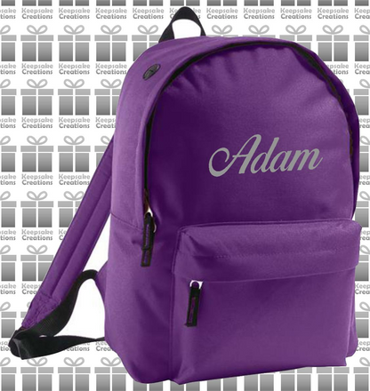 Personalised CURLY Design Backpack