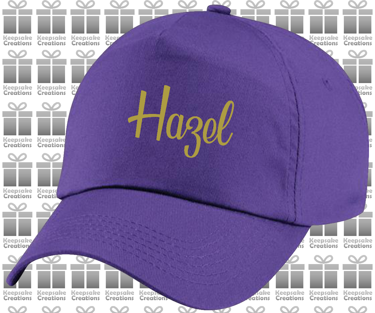 Personalised Adults Curly Baseball Cap