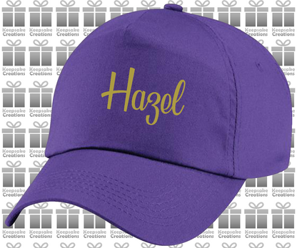 Personalised Adults Curly Baseball Cap