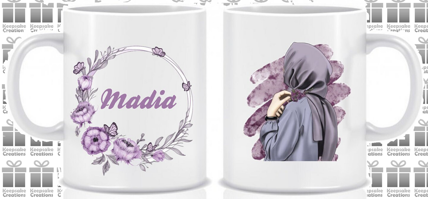 Personalised Animated Hijabi Mug