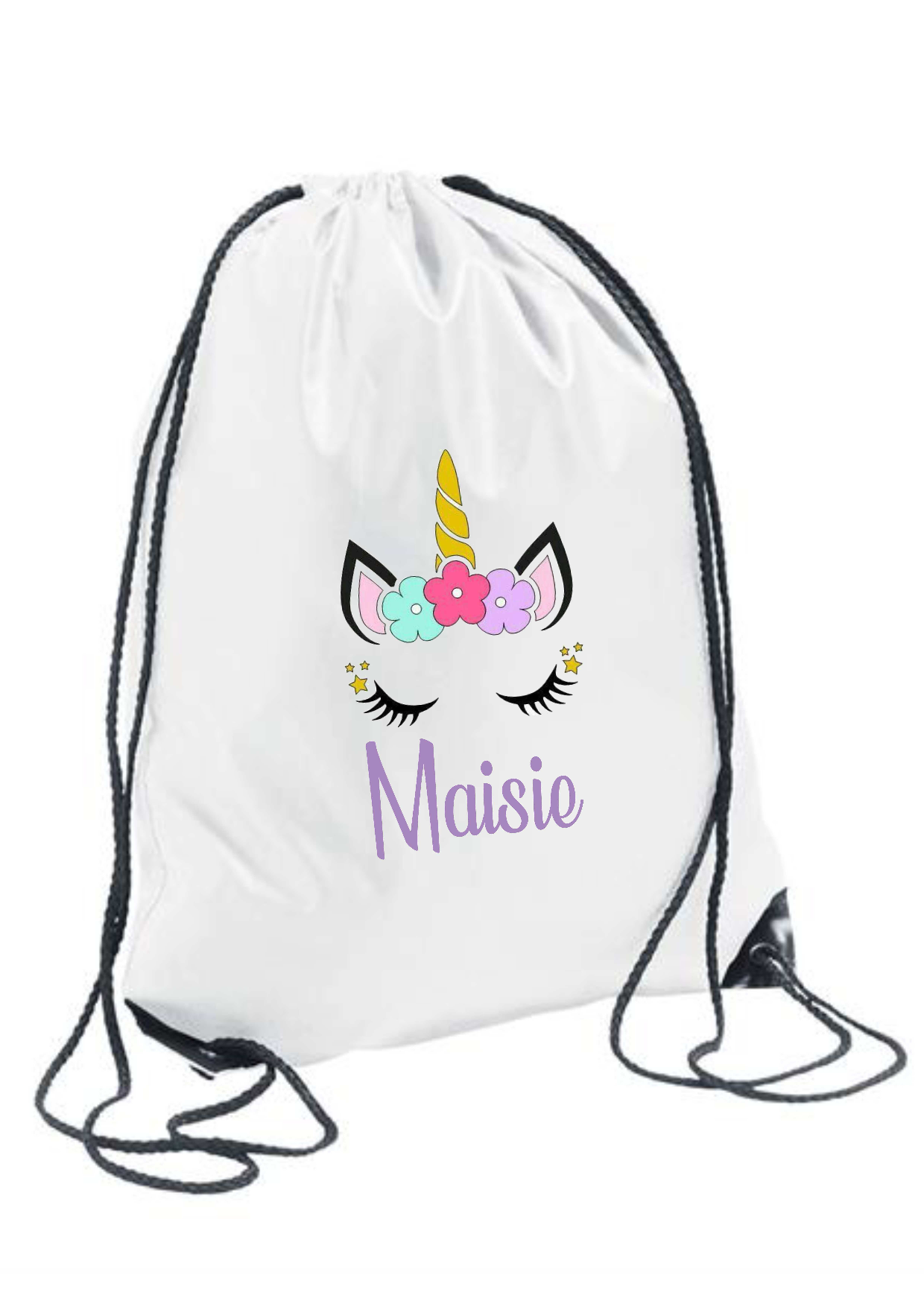 Personalised Animal Themed Drawstring Gym Bag Toy Bag Snack Bag