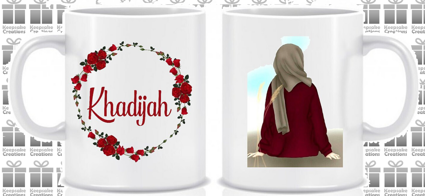 Personalised Animated Hijabi Mug