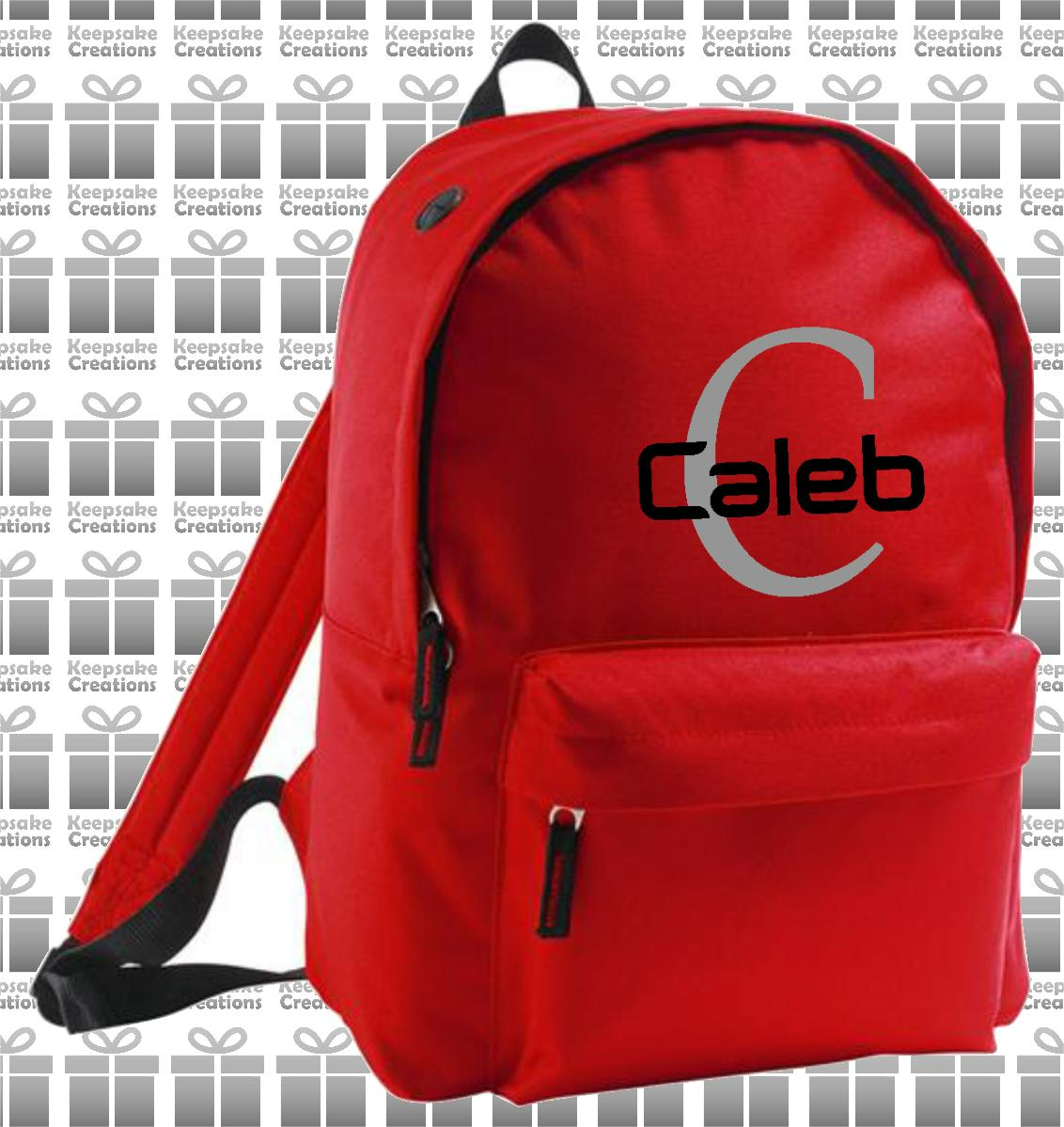 Personalised Monogram STANDARD Design Backpack