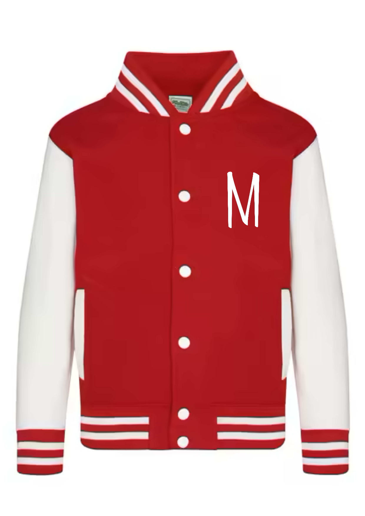 Personalised Kids Varsity College Jacket - Arabic Design - #W