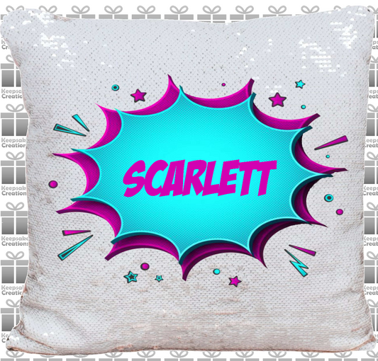 Sequin Mermaid Cushions Keepsake Creations