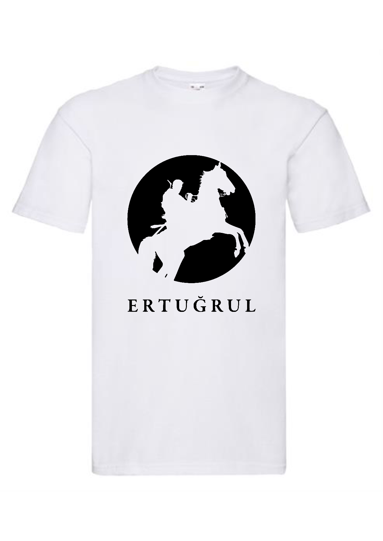 Personalised Mens White Ertugrul Horse Premium T-shirt M L
