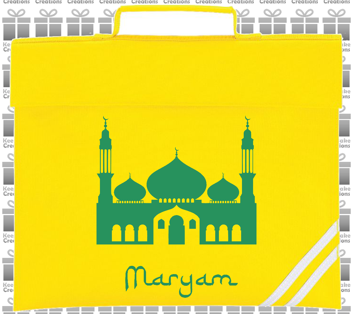 Personalised Mosque/Madrasa Book Bag #Design 2