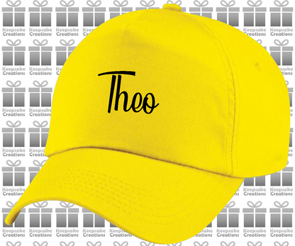 Personalised Adults Curly Baseball Cap